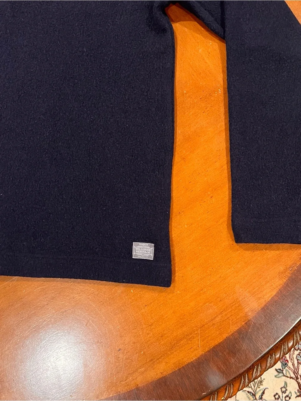 Toad & Co. Men’s Kennicott Wool Blend 1/4 Zip Sweater‎ Navy Blue XL Pullover